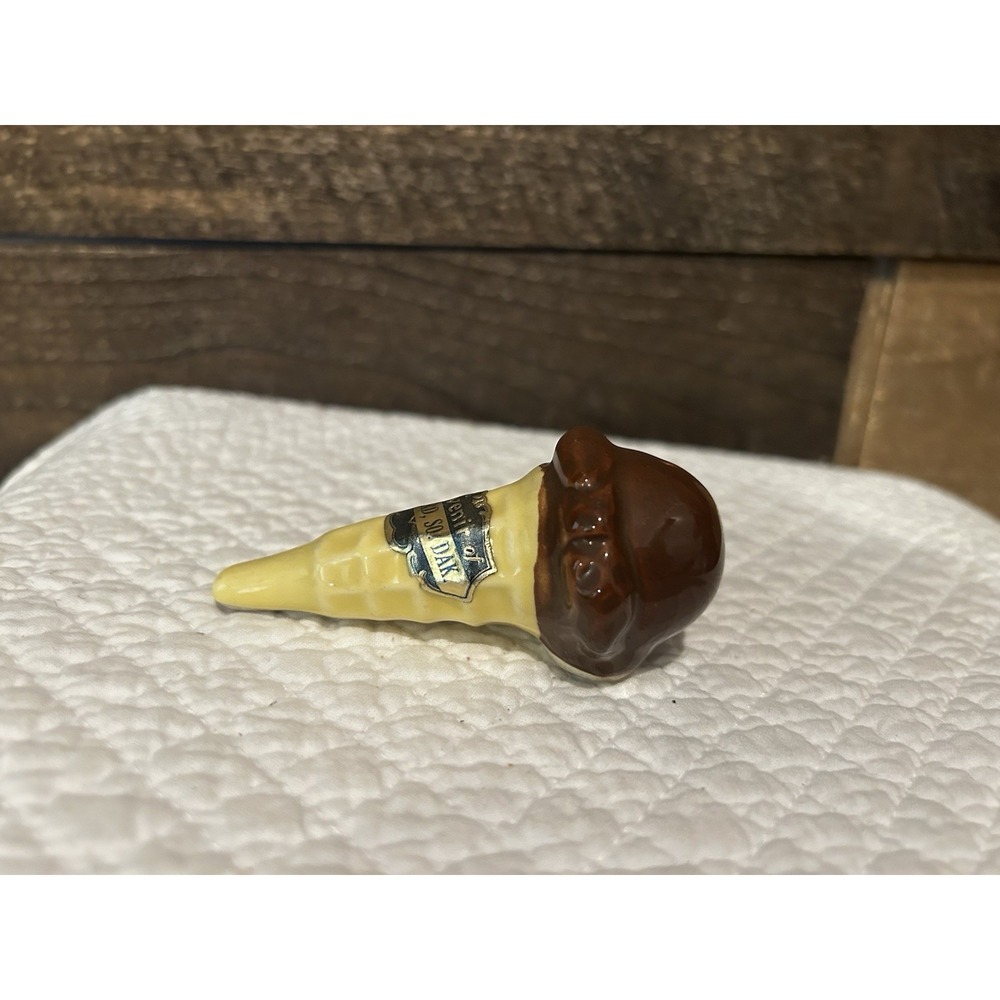 Mid century,‎ ceramic, chocolate ice cream cone, salt Shaker